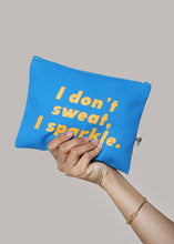 Load image into Gallery viewer, Re-Use Canvas Pouch - Sweat & Sparkle