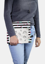 Load image into Gallery viewer, a2o Large Canvas Pouch - Pink Lipstick