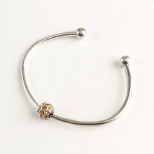 Load image into Gallery viewer, Gold Antique Crystal Bead Charm
