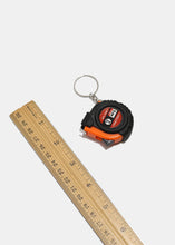 Load image into Gallery viewer, Mini Black Tape Measure Keychain

