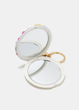 Load image into Gallery viewer, Heart Print Mirror Keychain
