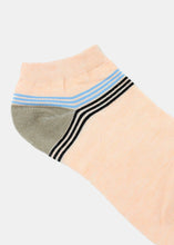 Load image into Gallery viewer, Two Tone &amp; Stripes Low-Cut Socks
