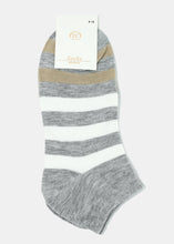 Load image into Gallery viewer, Striped Low-Cut Socks
