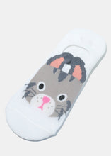 Load image into Gallery viewer, Bunny Print No-Show Socks
