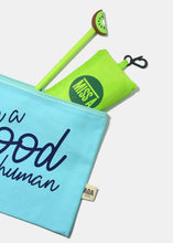 Load image into Gallery viewer, Re-Use Canvas Pouch - Good Human
