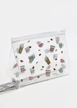 Load image into Gallery viewer, AOA Clear Makeup Pouch - Coffee
