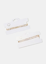 Load image into Gallery viewer, 2-Piece Rhinestone Stretch Bracelets
