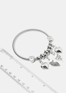 "BEST FRIEND" Multi Charm Bracelet