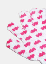 Load image into Gallery viewer, Bath Gloves- Heart Print
