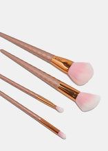 Load image into Gallery viewer, 4 Brush Set- Rose Gold Face Kit

