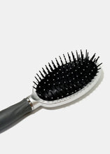 Load image into Gallery viewer, Metallic Silver Oval Cushion Brush
