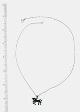 Load image into Gallery viewer, Unicorn Necklace &amp; Earrings Set
