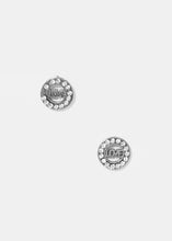 Load image into Gallery viewer, Rhinestone Circle &quot;LOVE&quot; Studs
