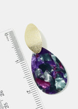 Load image into Gallery viewer, Resin Teardrop Earrings
