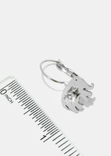 Load image into Gallery viewer, Elephant and Rhinestone Earrings
