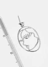 Load image into Gallery viewer, Side Face Outline Dangle Earrings
