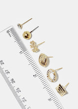 Load image into Gallery viewer, 6-Pair Multi Design Earrings Set
