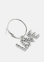 Load image into Gallery viewer, Rhinestone Statement Hoop Earrings
