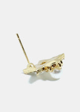 Load image into Gallery viewer, Rhinestone Moon &amp; Star Earrings
