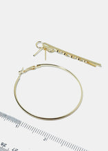 Load image into Gallery viewer, 3-Piece Hoop Earrings &amp; Hair Pins
