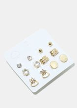 Load image into Gallery viewer, 6-Pair Multi Design Earrings Set
