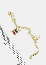 Load image into Gallery viewer, Modern Side Profile Face Earrings
