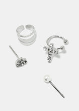 Load image into Gallery viewer, 4-Piece Earring &amp; Earcuffs

