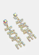 Load image into Gallery viewer, Rhinestone &quot;HOPE&quot; Dangle Earrings
