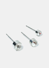 Load image into Gallery viewer, 12-Pair Rhinestone Stud Earrings
