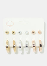 Load image into Gallery viewer, 6-Pair Ball &amp; Hoop Earrings
