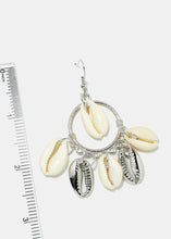 Load image into Gallery viewer, Cowrie Shell Dangle Earrings

