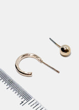 Load image into Gallery viewer, 6-Pair Stud &amp; Hoop Earrings
