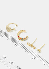 Load image into Gallery viewer, 4-Piece Cuff Earrings
