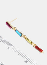 Load image into Gallery viewer, Colorful Gemstone Dangle Earrings
