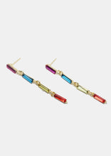 Load image into Gallery viewer, Colorful Gemstone Dangle Earrings
