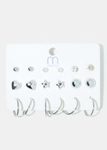 Load image into Gallery viewer, 9-Pair Multi Design Earrings
