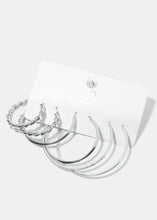 Load image into Gallery viewer, 3-Pair Multi Designed Hoops
