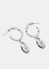 Load image into Gallery viewer, Cowrie Shell Dangle Earrings
