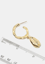 Load image into Gallery viewer, Cowrie Shell Dangle Earrings
