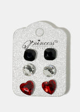 Load image into Gallery viewer, 3-Piece Multi Shaped Gemstone Earrings
