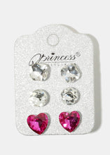 Load image into Gallery viewer, 3-Piece Multi Shaped Gemstone Earrings
