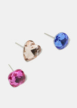 Load image into Gallery viewer, 3-Piece Multi Shaped Gemstone Earrings
