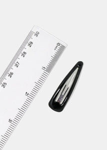 12-Piece Black Snap Clips