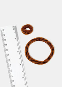 12-Piece Multi-Size Neutral Hair Ties