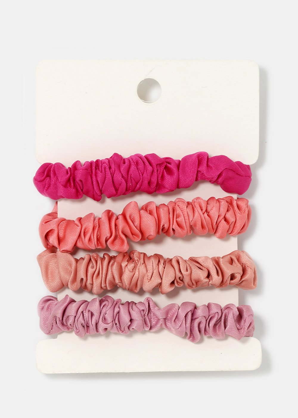 4-Piece Satin Scrunched Hair Ties