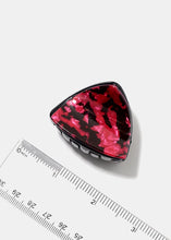 Load image into Gallery viewer, Triangle Marbled Resin Hair Clip
