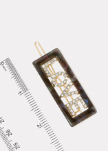 Load image into Gallery viewer, Resin Rectangle &quot;LOVE&quot; Barrette
