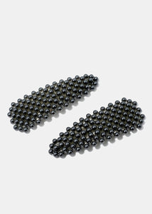 2-Piece Dotted Snap Clip