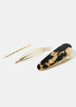 Load image into Gallery viewer, 3-Piece Resin Hair Pins
