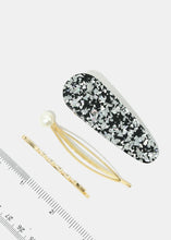 Load image into Gallery viewer, 3-Piece Resin Hair Pins
